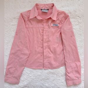 Columbia SPF Pink Girls shirt age 4/5
